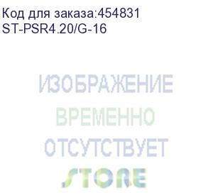 купить удлинитель силовой starwind st-psr4.20/g-16, розеток 4шт, 3x1.0 кв.мм, 16a, 20м, пвс, катушка, оранжевый (starwind)