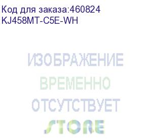 купить розеточный модуль типа keystone cat.5e, rj45/110, t568a/b, серия mt, белый (kj458mt-c5e-wh) aesp