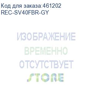 купить полка для оборудования в шкаф / ун. стойку, 19 , 400 мм, четырехточечная, серая (rec-sv40fbr-gy) aesp