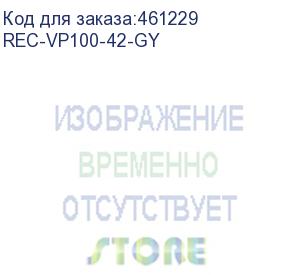 купить вертикальный органайзер для напольных шкафов, 42u, шириной 100 мм , серый (rec-vp100-42-gy) aesp