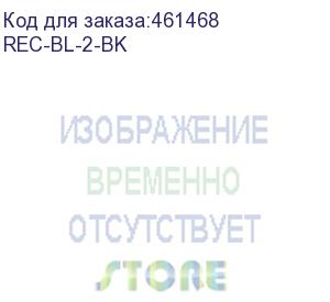 купить горизонтальная заглушка 19 , 2u, черная (rec-bl-2-bk) aesp