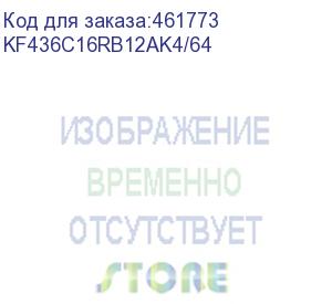 купить память оперативная/ kingston 64gb3600mt/s ddr4 cl16dimm (kit of4)1gx8 furyrenegadergb kf436c16rb12ak4/64