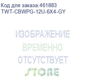 купить шкаф коммутационный lanmaster twt-cbwpg-12u-6x4-gy настенный, стеклянная передняя дверь, 12u, 600x450 мм (lanmaster)