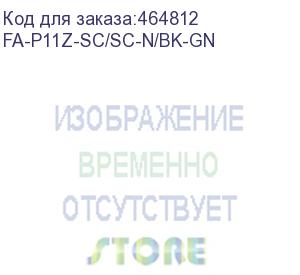 купить hyperline оптический проходной адаптер sc-sc, sm, simplex, корпус пластиковый, зеленый, черные колпачки fa-p11z-sc/sc-n/bk-gn