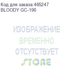 купить кресло игровое a4tech bloody gc-190, на колесиках, текстиль/эко.кожа, черный/красный bloody gc-190