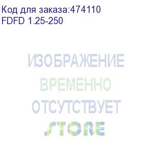 купить клемма плоская fdfd 1.25-250, кппи гнездо 6,3мм, 0,5-1,5мм2, полностью изолированная, красная, 100шт., netko optima