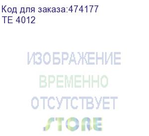 купить штыревой втулочный кабельный наконечник te 4012 (ншви f=12мм) 2х4мм2, изолированный, серый, 100шт., netko optima