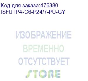 купить hyperline isfutp4-c6-p24/7-pu-gy (500 м) кабель для сетей industrial ethernet, категория 6, 4x2x24 awg, многопроволочные жилы (patch), sf/utp, pu, серый