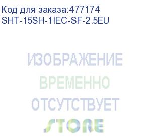 купить hyperline sht-15sh-1iec-sf-2.5eu блок розеток, 15 розеток + 1 х iec320 c13, 16 a, выключатель, защита от перенапряжения, шнур 2.5м (990 x 44.4 x 44.4 мм)