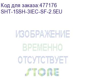 купить hyperline sht-15sh-3iec-sf-2.5eu блок розеток, 15 розеток + 3 х iec320 c13, 16 a, выключатель, защита от перенапряжения, шнур 2.5м (1062 x 44.4 x 44.4 мм)