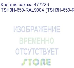 купить hyperline tsh3h-650-ral9004 (tsh3h-650-ral9005) полка стационарная усиленная, глубина 650 мм, с боковым креплением, нагрузка до 100 кг, для шкафов серии ttb, ttr, ttc2, 485х650мм (шхг), цвет черный (ral 9004/ral 9005)