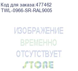 купить hyperline twl-0966-sr-ral9005 шкаф настенный 19-дюймовый (19 ), 9u, 500x600х600мм, стальная дверь, несъемные стенки, 1 пара профилей, цвет черный (ral 9005) (собранный)