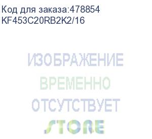 купить память оперативная/ kingston 16gb 5333mhz ddr4 cl20 dimm (kit of 2) fury renegade black kf453c20rb2k2/16