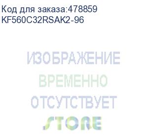 купить память оперативная/ kingston 96gb 6000mt/s ddr5 cl32 dimm (kit of 2) fury renegade rgb xmp kf560c32rsak2-96