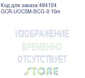 купить gcr конвертер-переходник 0.15m плоский, черный, usb 2.0 am / db9 rs-232 pro gcr-uoc5m-bcg-0.15m, чипсет pl2303ra (greenconnect)