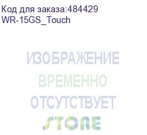 купить сверхтонкий моторизованный выдвижной монитор wize pro wr-15gs touch (black) genius slim диагональ 15.6, фиксированный наклон 15°, лифтовая часть полностью скрыта под столешницей, отсутствие видимой панели (wr-15gs_touch)