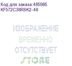 купить модуль памяти kingston 48gb ddr5 7200 fury renegade silver/black xmp non-ecc unbuffered dimm (kit 2*24gb) 1rx8 38-44-44 1.45v 288-pin 24gbit kf572c38rsk2-48