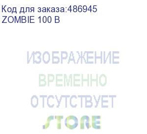 купить кресло игровое zombie 100, на колесиках, ткань/экокожа, черный (zombie 100 b) zombie 100 b