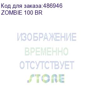 купить кресло игровое zombie 100, на колесиках, ткань/экокожа, черный/красный (zombie 100 br) zombie 100 br