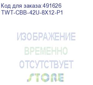 купить шкаф 19 business, 42u 800x1200, черный, передняя дв. перфорир., задняя дв. распашная перфорир. (twt-cbb-42u-8x12-p1) lanmaster