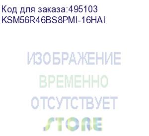 купить оперативная память kingston server premier 16gb 5600mt/s ddr5 ecc registered cl46 dimm 1rx8 hynix a renesas (ksm56r46bs8pmi-16hai)