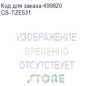 купить картридж cactus cs-tze531, tze-531, черный / 12мм, черный шрифт, синий фон, 8м ( cs-tze531 (cactus)