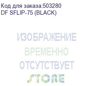 купить чехол (флип-кейс) df sflip-75, для samsung galaxy a12/m12, противоударный, черный (df sflip-75 (black)) df sflip-75 (black)
