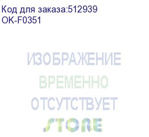 купить коврик для мыши oklick ok-f0351 (m) черный, нейлоновая ткань, 350х280х3мм (oklick)