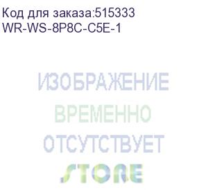 купить wr-ws-8p8c-c5e-1 (wrline wr-ws-8p8c-c5e-1 розетка компьютерная rj-45, категория 5e, неэкранированная, одинарная, внешняя, dual idc, цвет белый) wrline