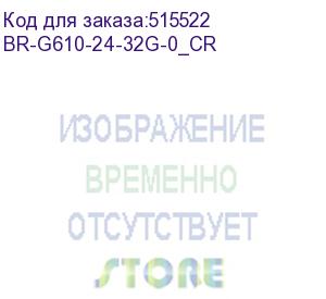 купить коммутатор brocade g610 24-port fc switch, 24-port licensed, incl 24x 32gb swl sfp+, enterprise sw bundle (isl trunking, fabric vision, extended fabric), fos notupgradable, 1 ps, rail kit, 1y warranty br-g610-24-32g-0_cr