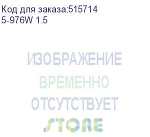 купить патч-корд premier 5-976 литой (molded), utp, кат.6, 1.5м, 4 пары, алюминий омедненный, одножильный, 1 шт, белый 5-976w 1.5