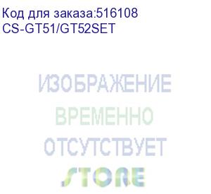 купить набор чернил cactus cs-gt51/gt52set (1х90 мл, 3х70 мл), для hp, голубой/пурпурный/желтый/черный (cactus)