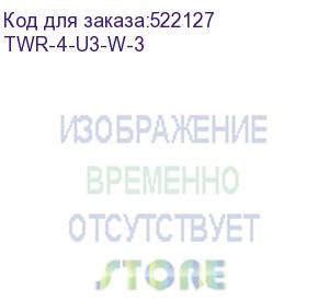 купить cablexpert сетевой фильтр tower twr-4-u3-w-3 (4р, 10а, 3xusb, 3.1а, 3м, ур.защиты 2+) белый, коробка {22558}