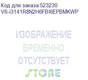 купить моноблок/ hiper v6 23.8 (1920x1080 (матовый) ips)/intel core i3 14100(3.5ghz)/8192mb/256pcissdgb/nodvd/bt/wifi/war 1y/6.45kg/черный/win11pro + cam 5.0 sd/проводные мк/wifi6 (hiper) v6-i3141r8n2h6fbi6epbmkwp