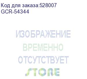 купить gcr кабель питания prof удлинитель белый, 0.5m, с13 - с14, 3*1,0mm (greenconnect) gcr-54344