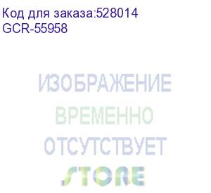 купить gcr кабель питания prof 0.5m, с14 - с5, черный, 3*1,0mm, gcr-55958 (greenconnect)