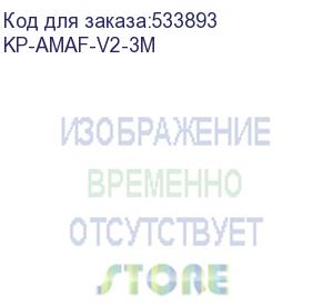 купить кабель-удлинитель usb2.0 kingprice kp-amaf-v2-3m, usb a(m) (прямой) - usb a(f) (прямой), круглое, 3м, черный kp-amaf-v2-3m