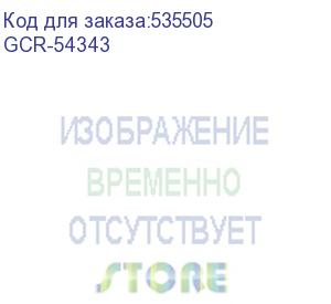 купить gcr кабель питания удлинитель 0.5m, с13 - с14, белый, 3*0,75mm (greenconnect) gcr-54343