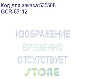 купить gcr кабель питания текстиль, 0.5m, евровилка угловая schuko - с5, черно-белый, 3*0,75mm (greenconnect) gcr-55112