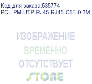 купить патч-корд hyperline pc-lpm-utp-rj45-rj45-c5e-0.3m-lszh-gy pc-lpm-utp-rj45-rj45-c5e-0.3m utp rj-45 вил.-вилка rj-45 кат.5e 0.3м серый lszh (уп.:1шт) 24awg