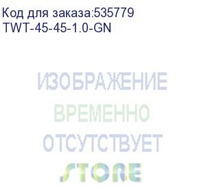 купить патч-корд lanmaster twt-45-45-1.0-gn utp rj-45 вил.-вилка rj-45 кат.5e 1м зеленый пвх (уп.:1шт) (lanmaster)