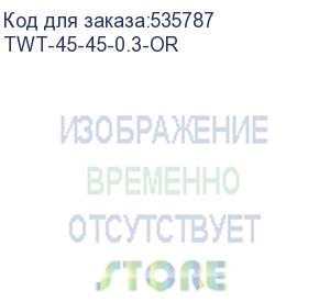 купить патч-корд lanmaster twt-45-45-0.3-or utp rj-45 вил.-вилка rj-45 кат.5e 0.3м оранжевый пвх (уп.:1шт) (lanmaster)