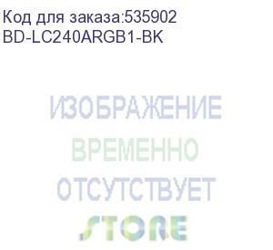 купить система водяного охлаждения bloody bd-lc240argb1 argb soc-am5/am4/1200/1700/1851 черный 4-pin 22-35db al+cu lcd 260w 1200gr ret (bd-lc240argb1-bk) bloody