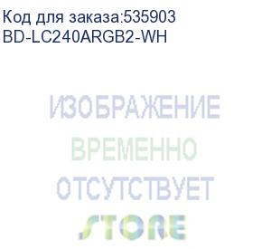 купить система водяного охлаждения bloody bd-lc240argb2 argb soc-am5/am4/1200/1700/1851 белый 4-pin 22-35db al+cu lcd 260w 1100gr ret (bd-lc240argb2-wh) bloody