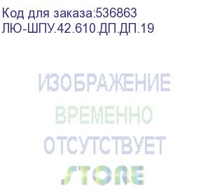 купить лю-шпу.42.610.дп.дп.19 (шкаф напольный универсальный, серия фуэрте, 42u, 600х1000 мм, передняя и задняя двери перфорированные, цвет черный) lan union