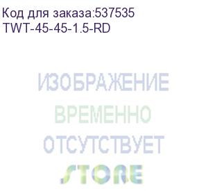 купить патч-корд lanmaster twt-45-45-1.5-rd utp rj-45 вил.-вилка rj-45 кат.5e 1.5м красный пвх (lanmaster)