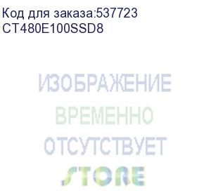 купить твердотельный диск 480gb crucial e100 m.2, nvme 3d tlc (r/w - 4700/2500 mb/s) (ct480e100ssd8)