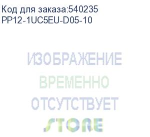 купить itk 1u патч-панель кат.5e utp 12 портов 10 dual idc pp12-1uc5eu-d05-10
