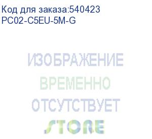 купить шнур коммутационный кат.5е utp 5м зеленый generica (itk) pc02-c5eu-5m-g