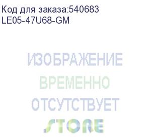 купить itk linea e 47u 600х800мм стекл. пер. дв. задн. метал. чер. le05-47u68-gm